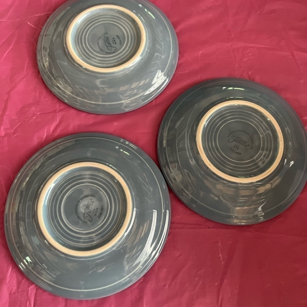 🌿FIESTA VINTAGE SAUCER PLATES - Picture 3 of 4